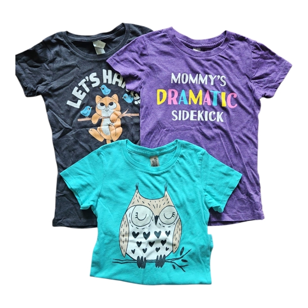 Instant Message Cute Graphic T-shirts Mama's Sidekick Set Of 3 Size 5T/6